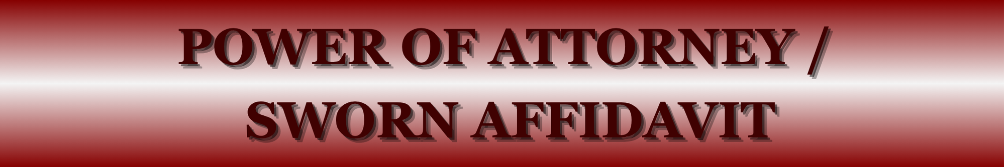 Power of Attorney